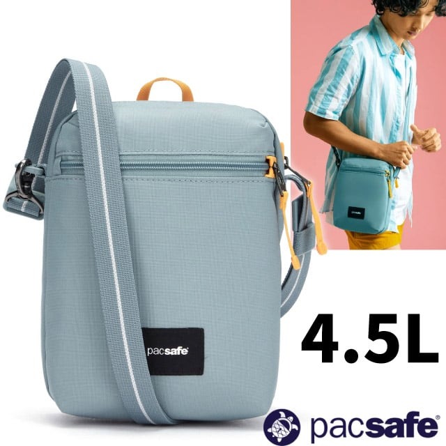 【Pacsafe】Go Anti-Theft Festival 防盜斜背包4.5L.單肩側背包/35170528 沁心藍✿30E010